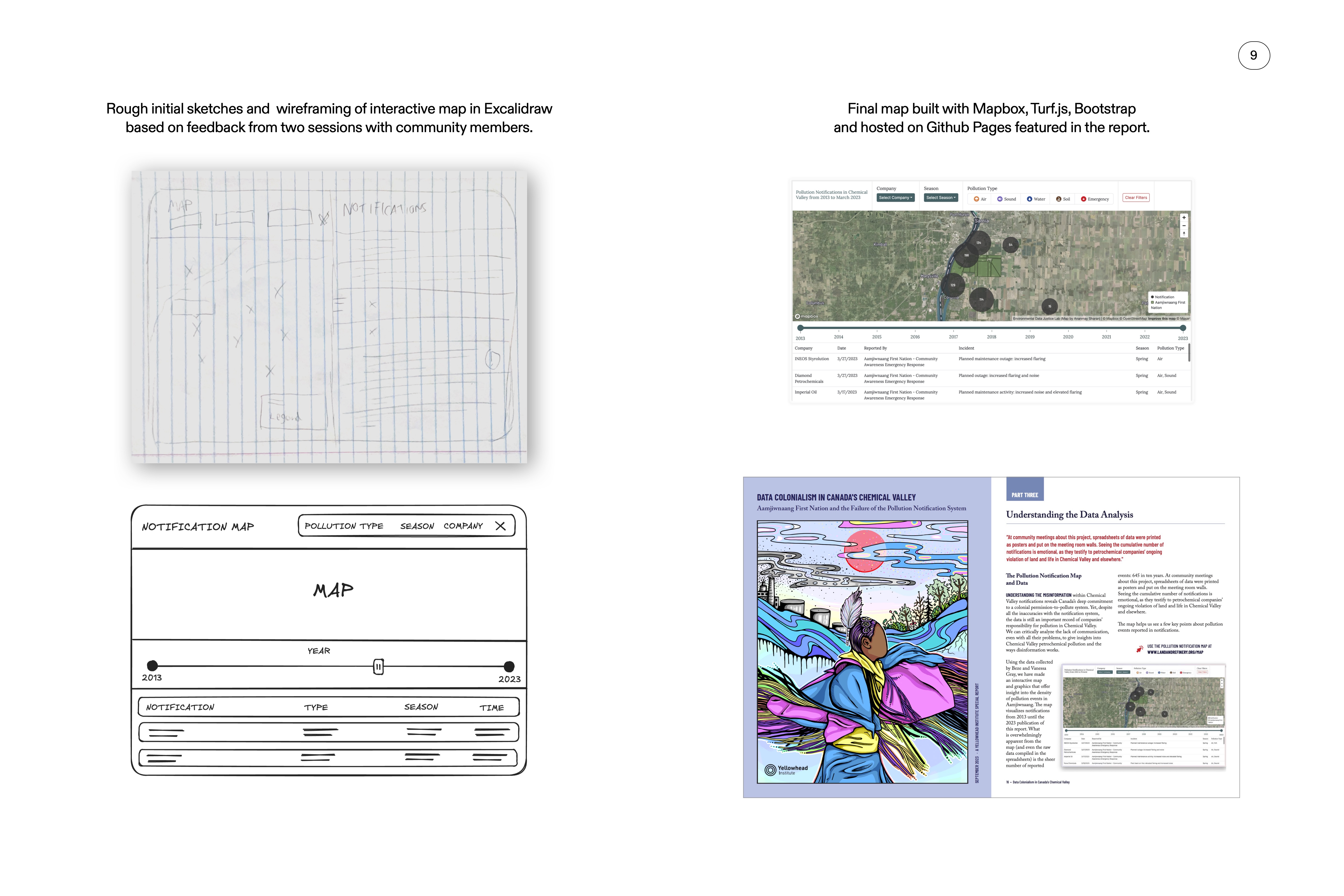 Chemical Valley pollution map screenshot